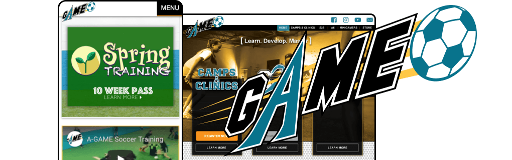 A-Game Soccer Marketing showcase